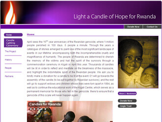 View Candles for Rwanda
